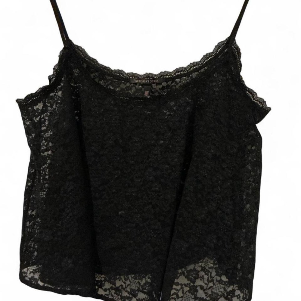 Victoria Secret Black lace cami top #goth #grunge #whimsygoth #coquette